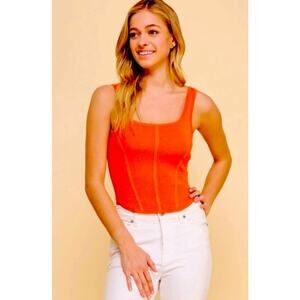 House of Harlow 1960 Knitted Corset Tank